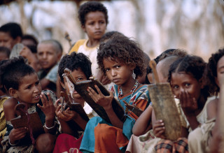 fred bourcier photographe reportage mauritanie camp de refugies ecole coranique