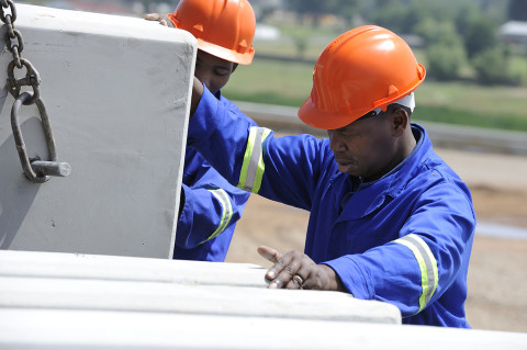 reportage transport travaux publics camion renault trucks afrique du sud vie des chauffeurs  routiers fred bourcier photographe