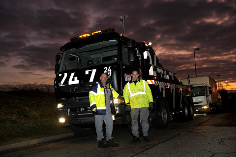 fred bourcier photographe reportage Renault trucks depanneuse camions 01