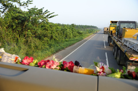 fred bourcier photographe reportage renault trucks ghana transport cacao 06