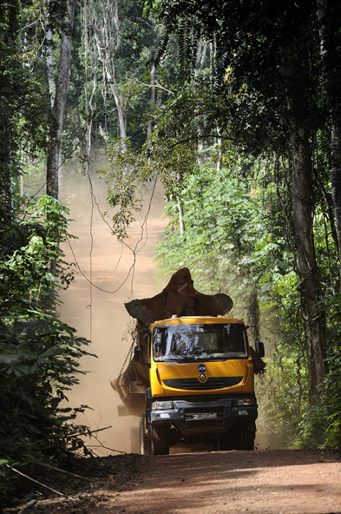 fred bourcier photographe reportage renault trucks ghana transport grumes bois 04