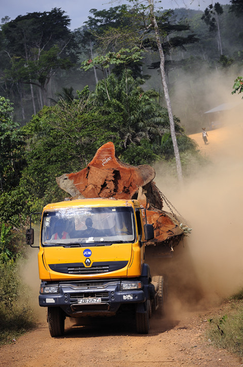 fred bourcier photographe reportage renault trucks ghana transport grumes bois 06