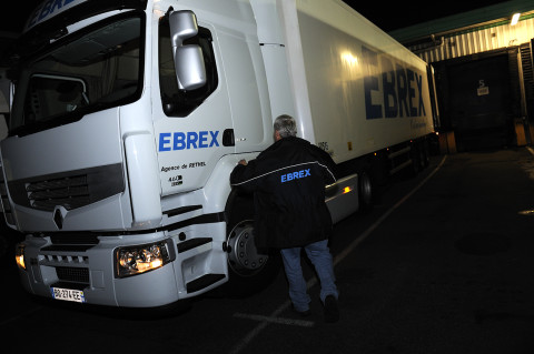 reportage chauffeurs camion Renault trucks par fred bourcier photographe